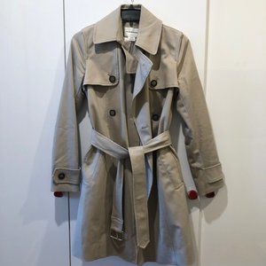 Club Monaco Beige/Tan Trench Coat (XS)